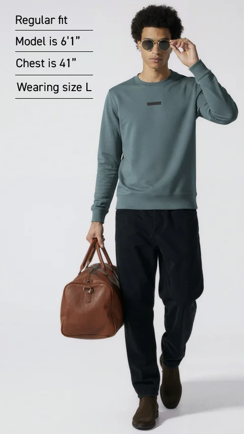 ReNEWd Classic Sweatshirts Wave Blue