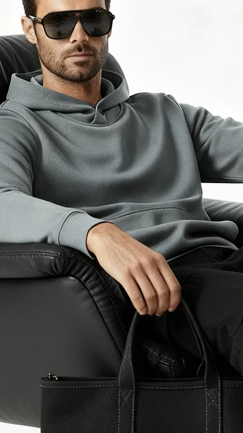 ReNEWd Closed Hoodie City Grey