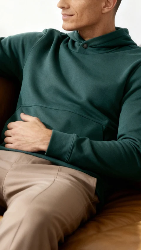 ReNEWd Closed Hoodie Marine Teal