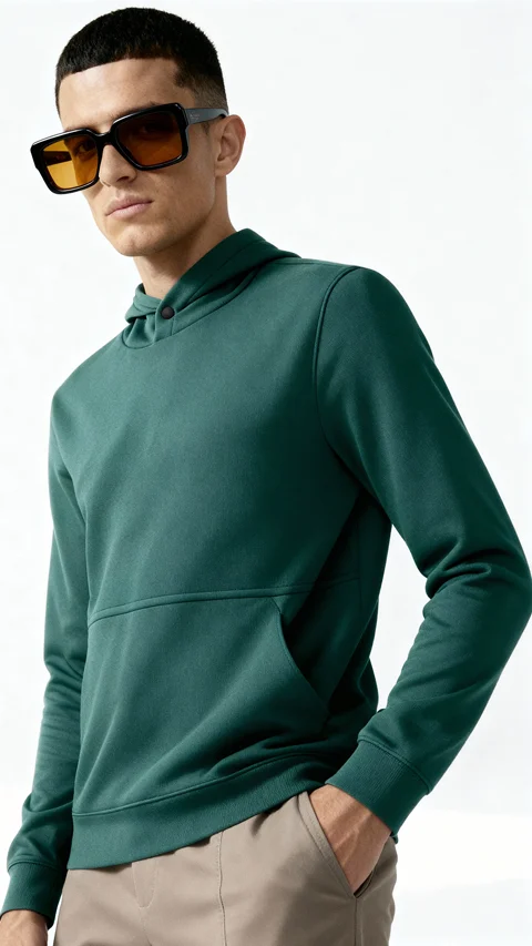 ReNEWd Closed Hoodie Marine Teal
