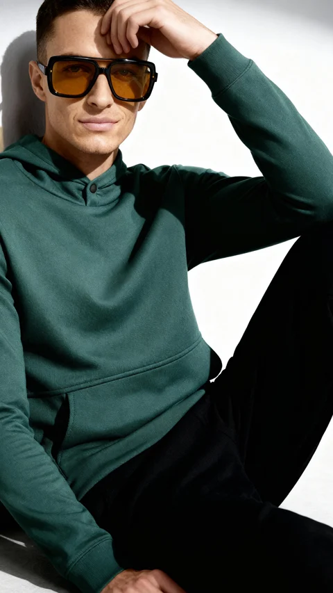 ReNEWd Closed Hoodie Marine Teal