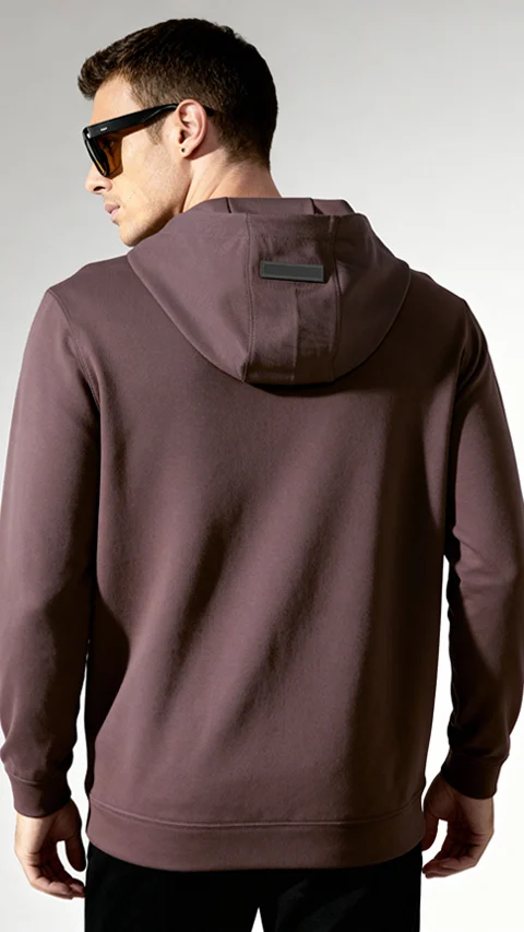 ReNEWd Closed Hoodie Stone Brown
