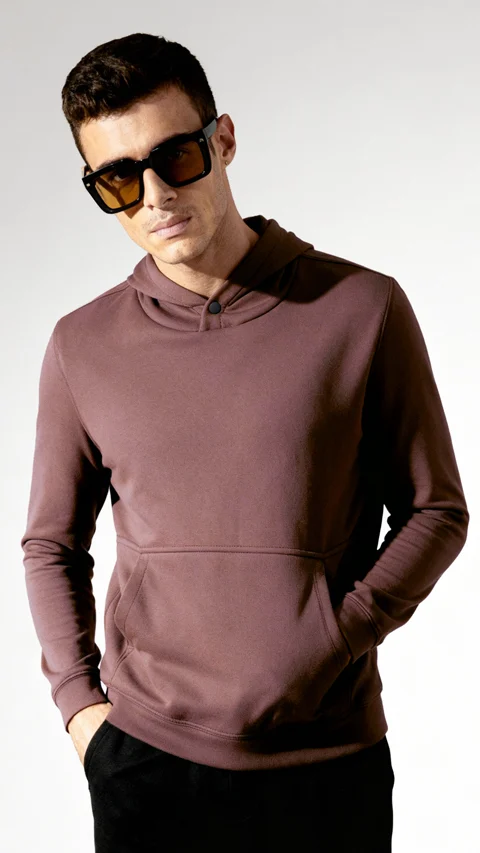 ReNEWd Closed Hoodie Stone Brown