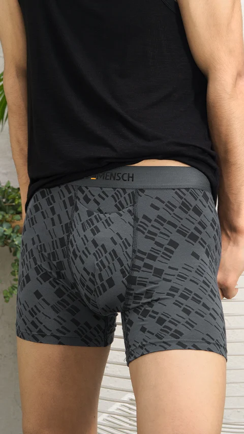 Deo-Soft Boxer Briefs Hybrid Grey