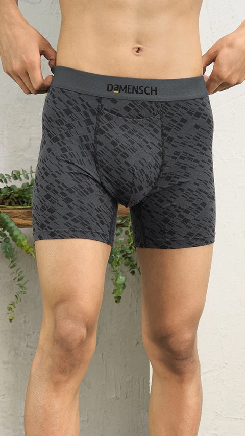 Deo-Soft Boxer Briefs Hybrid Grey
