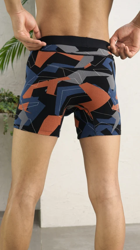 Deo-Soft Boxer Briefs Misty Blue