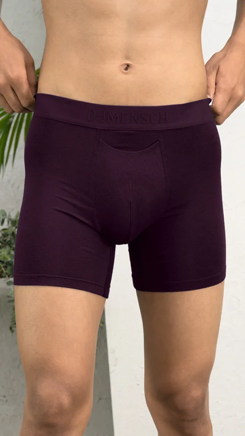 Deo-Soft Boxer Briefs Potent Purple
