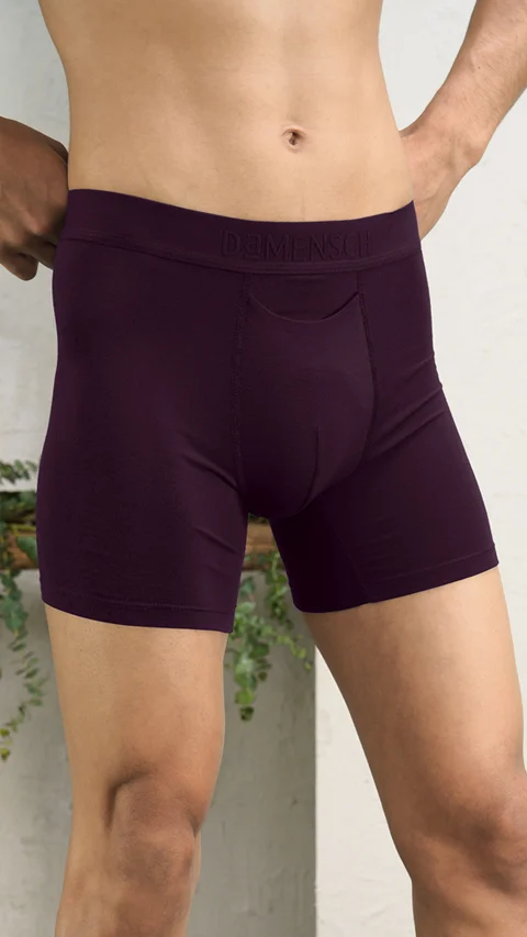 Deo-Soft Boxer Briefs Potent Purple