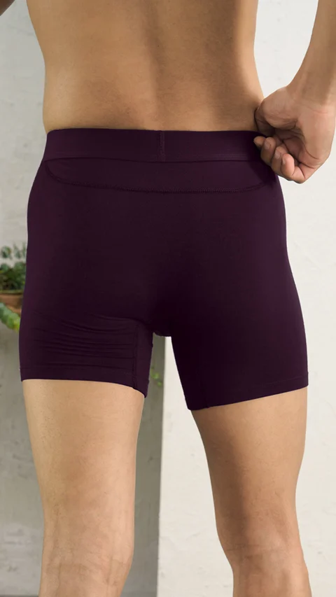 Deo-Soft Boxer Briefs Potent Purple