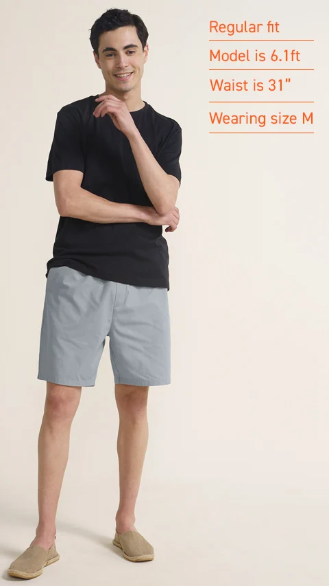 Breeeze Ultra-Light Casual Lounge Shorts Cloudy Grey