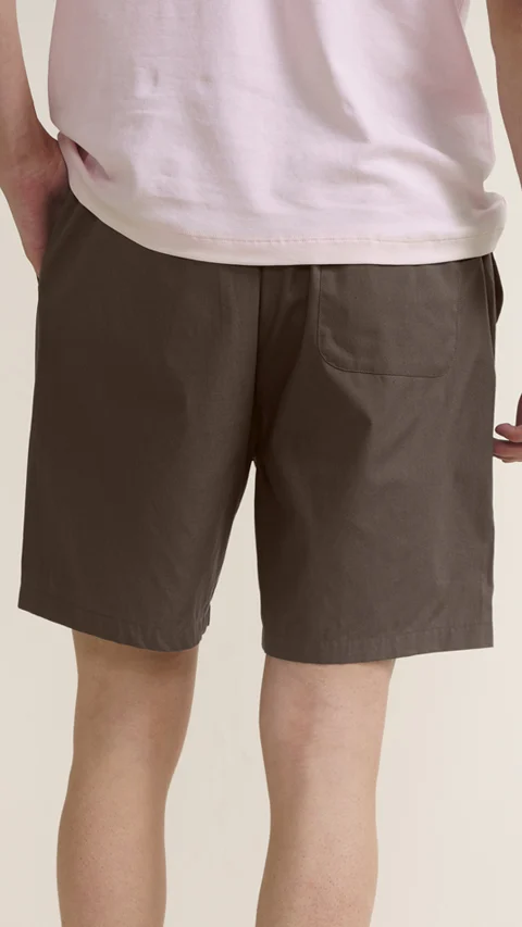 Breeeze Ultra-Light Casual Lounge Shorts Coffee Brown