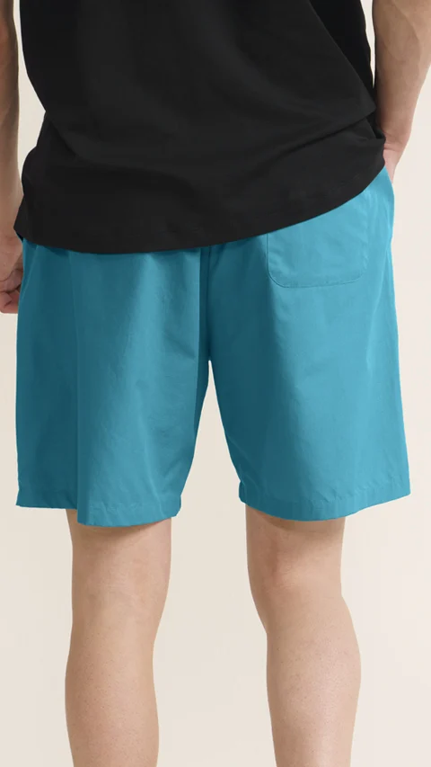 Breeeze Ultra-Light Casual Lounge Shorts Teal Haze
