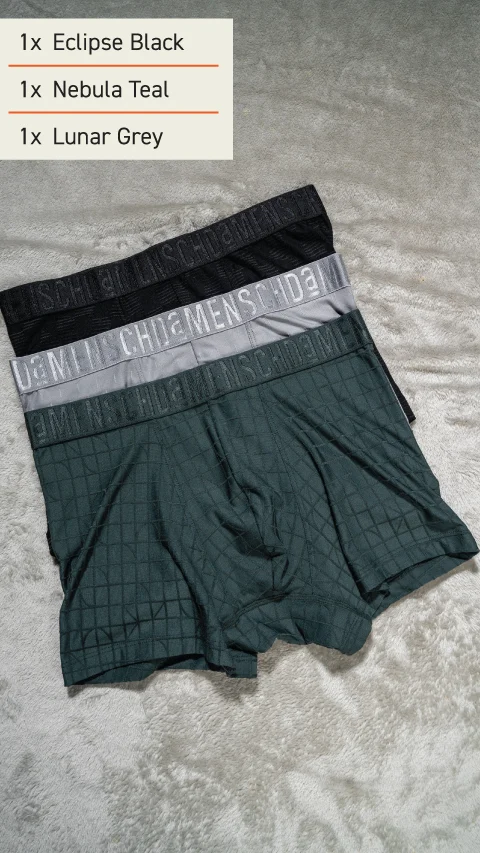 The Long Weekender Jacquard Trunks Box-B (Set of 3)