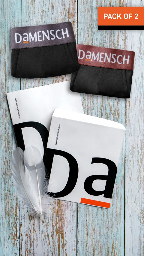 Value Deal Deo-Cotton Briefs- Brick Black, Hazy Black