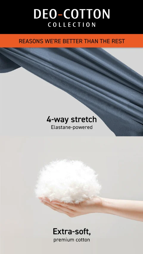 Value Deal Deo-Cotton Trunks- Brick Black, Hazy Black