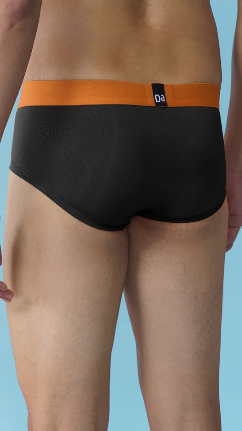 Value-Deal Deo-Soft Briefs - Flame Black, Moss Black, Ocean Black