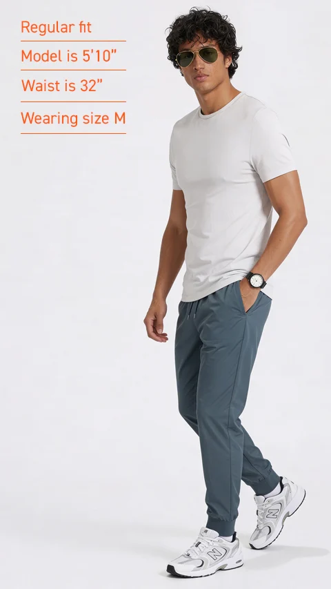 Poly Lightweight Joggers Frost Blue XL