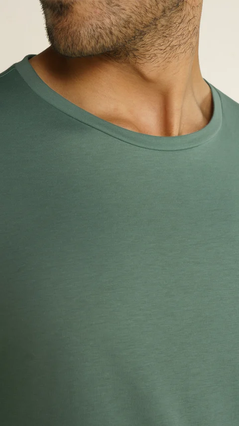 Breeeze Ultra-Light Solid T-Shirt Canopy Green