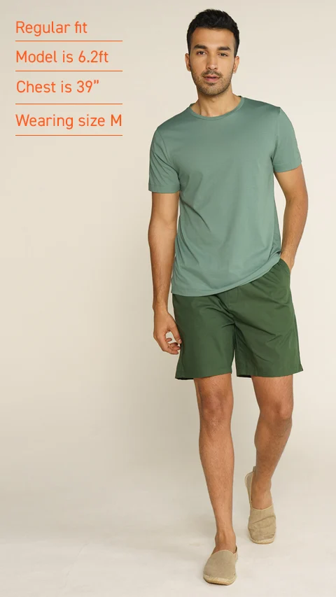 Breeeze Ultra-Light Solid T-Shirt Canopy Green