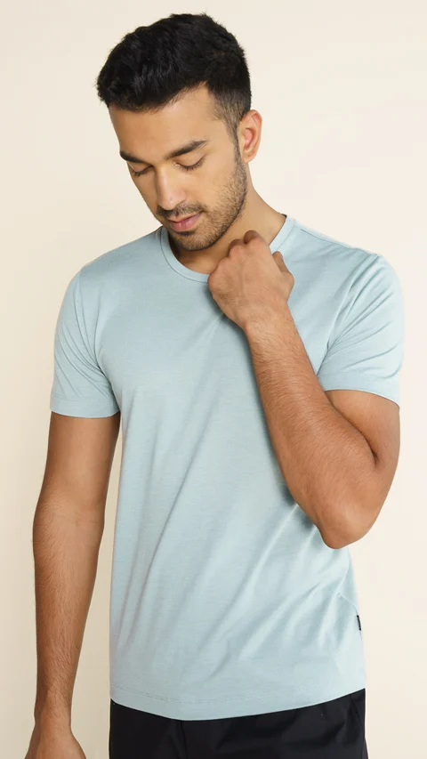 Breeeze Ultra-Light Solid T-Shirt Dream Blue