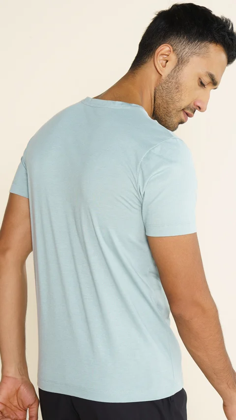 Breeeze Ultra-Light Solid T-Shirt Dream Blue