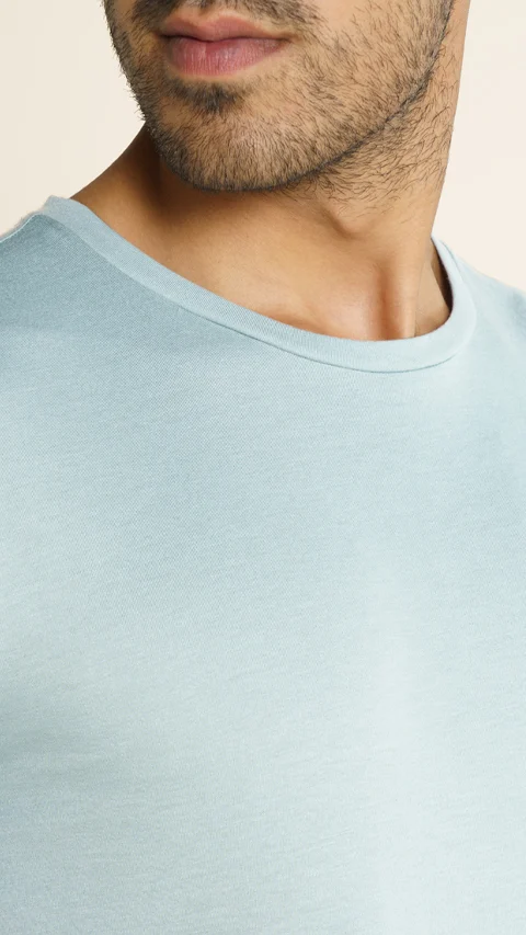 Breeeze Ultra-Light Solid T-Shirt Dream Blue