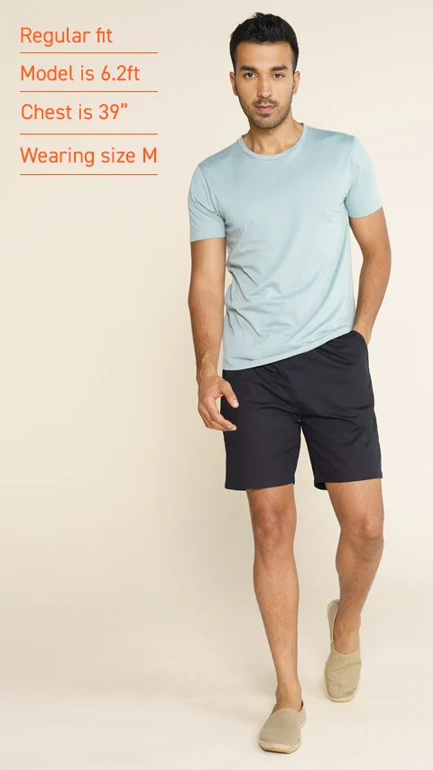 Breeeze Ultra-Light Solid T-Shirt Dream Blue