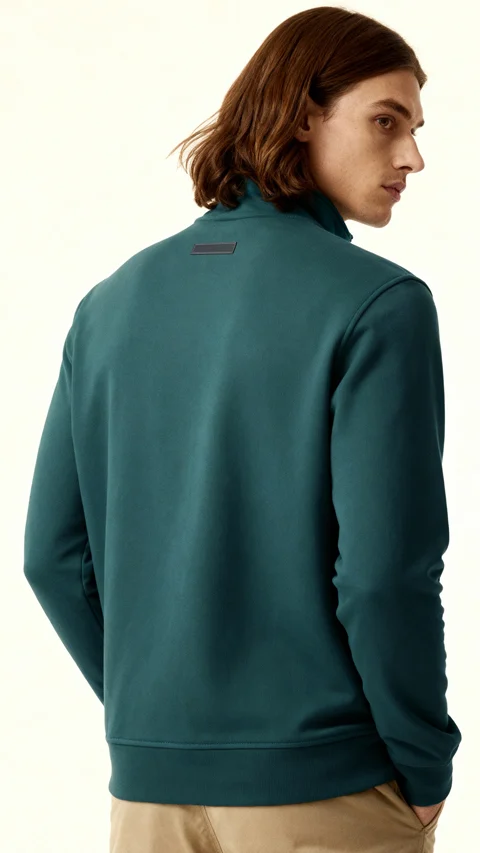 ReNEWd High-Neck Sweatshirts Marine Teal