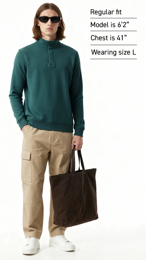 ReNEWd High-Neck Sweatshirts Marine Teal