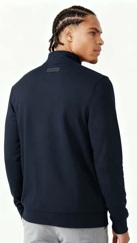 ReNEWd High-Neck Sweatshirts Nomad Navy