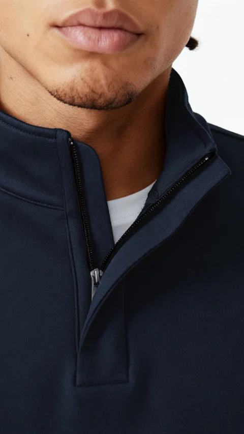ReNEWd High-Neck Sweatshirts Nomad Navy