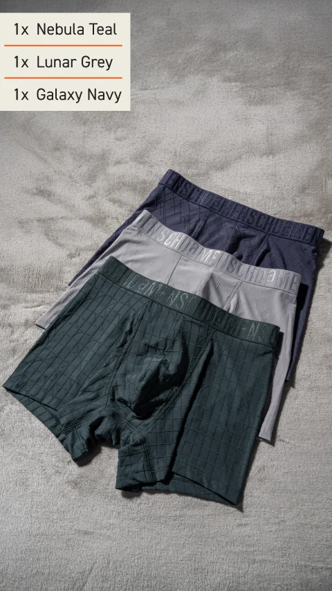 The Long Weekender Jacquard Trunks Box-C (Set of 3)