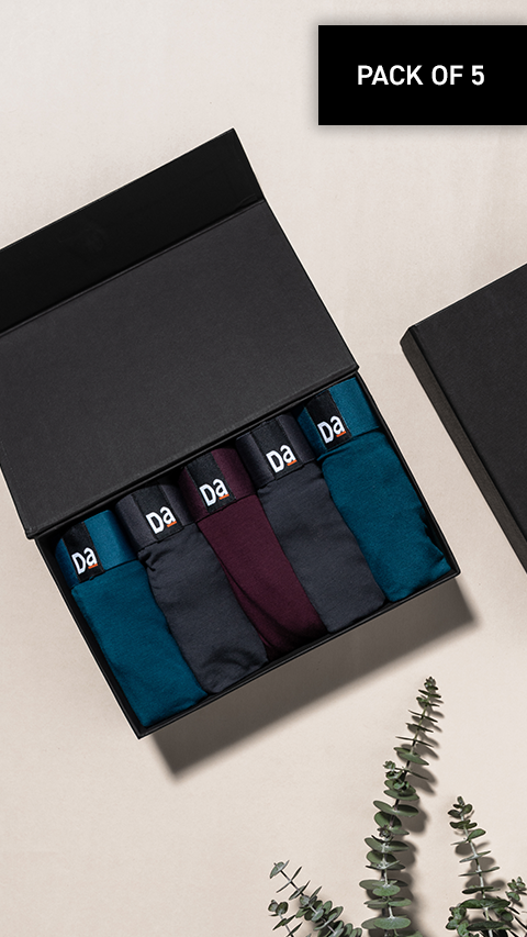 The Weekday Deo-Soft Trunks Box-L (Pack Of 5)