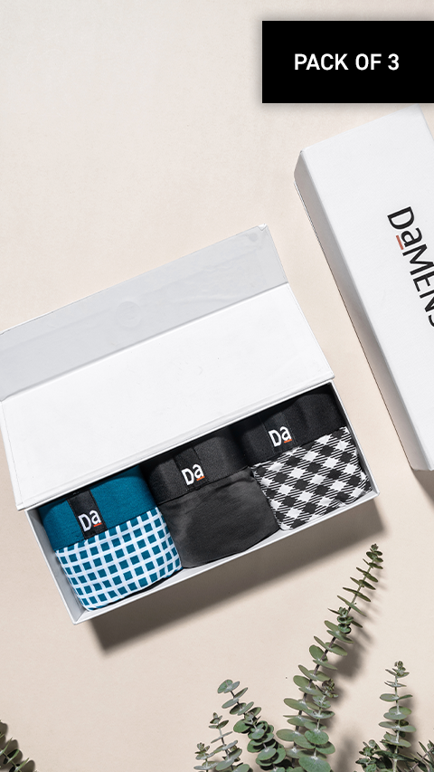 The Long Weekender Deo-Soft Trunks Box-M (Pack Of