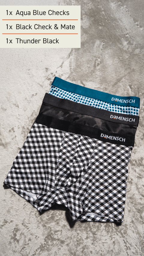 The Long Weekender Deo-Soft Trunks Box-M (Pack Of