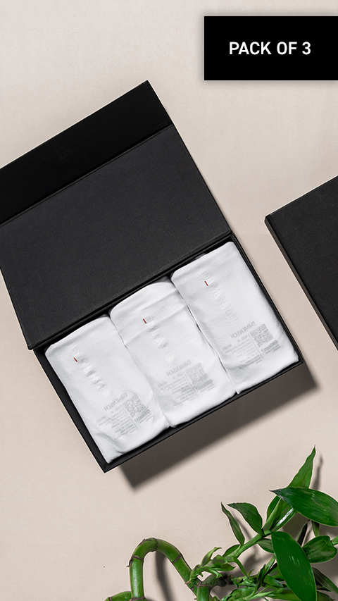 Long Weekender Bamboo Vests Box-D (Pack of 3)