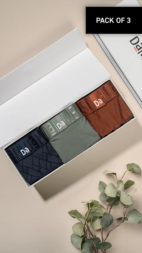 The Long Weekender Jacquard Trunks Box-A (Set of 3)