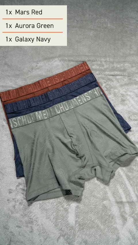 The Long Weekender Jacquard Trunks Box-A (Set of 3)