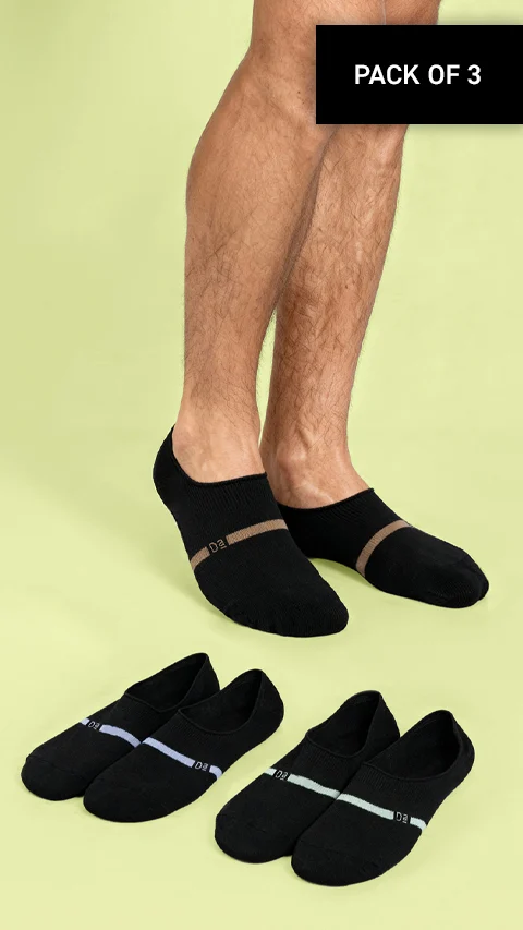 Aloe-Soft No Show Socks Spark Black, Path Black, Snake Black