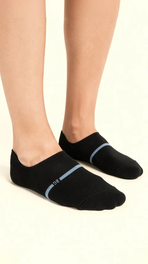 Aloe-Soft No Show Socks Spark Black, Path Black, Snake Black