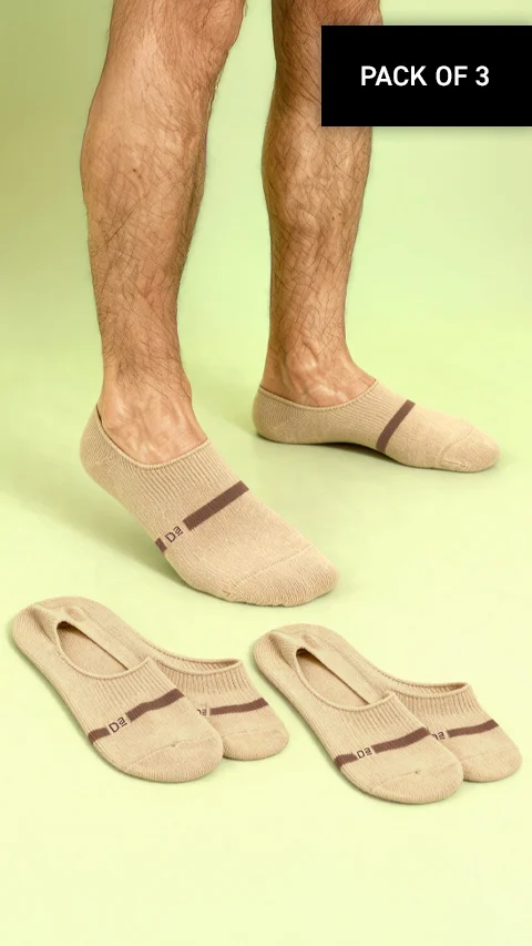 Aloe-Soft No Show Socks Bourbon Beige