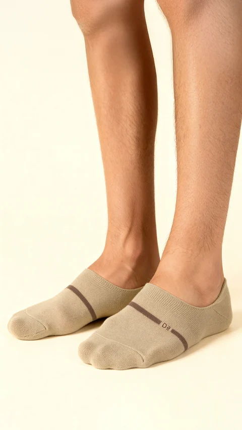 Aloe-Soft No Show Socks Bourbon Beige
