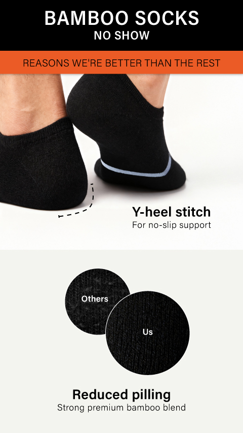 Bamboo Socks - No Show