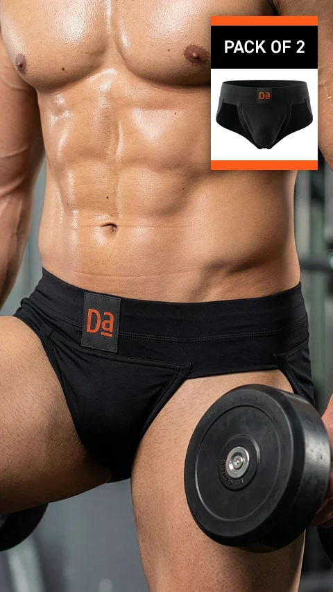 Gym Supporter Pack of 2 Turbo Black