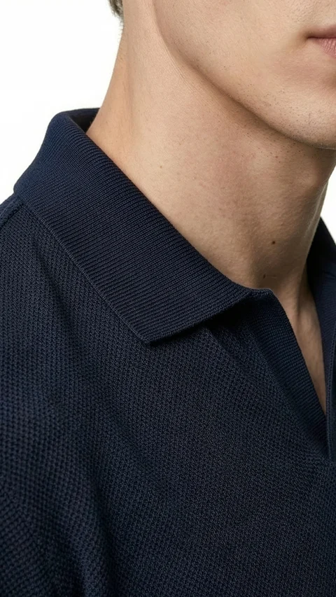 All Degree Full Sleeve Pique Polo True Navy