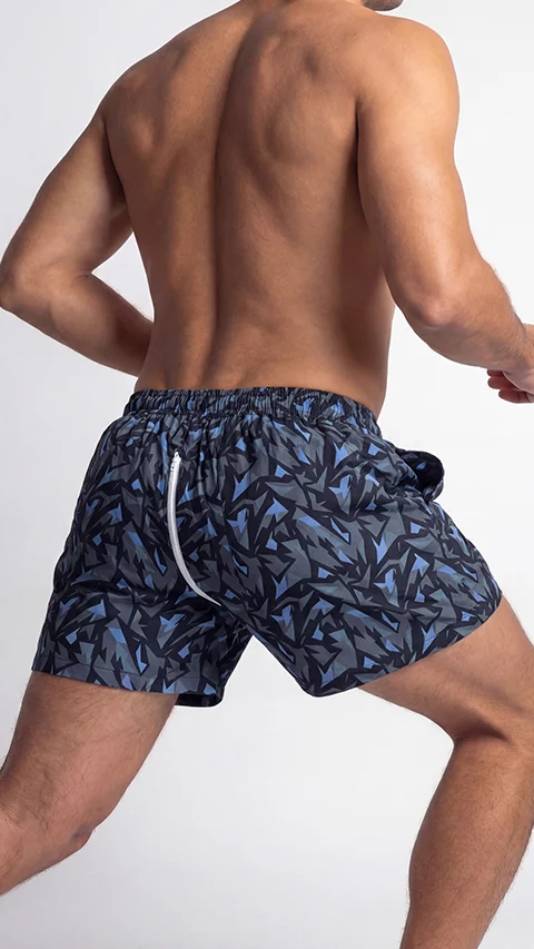 Potty Boxers Spikey Blue