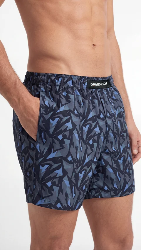 Potty Boxers Spikey Blue
