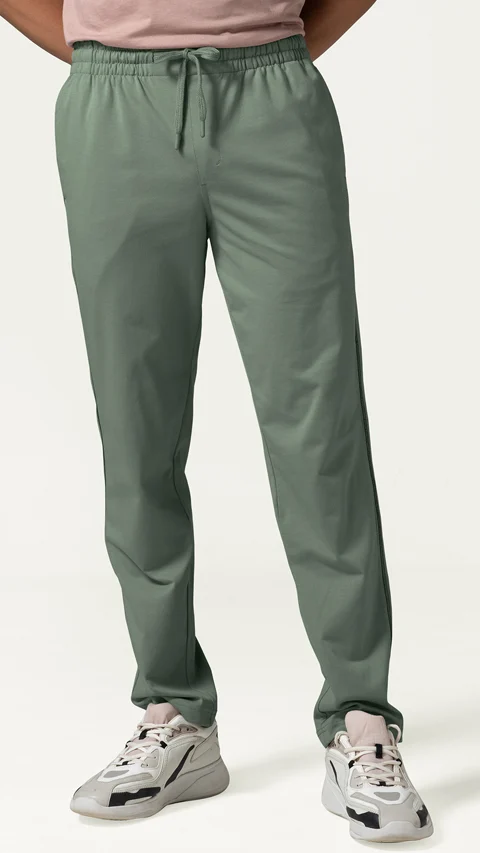 Statement Jersey Track Pant Prime Green