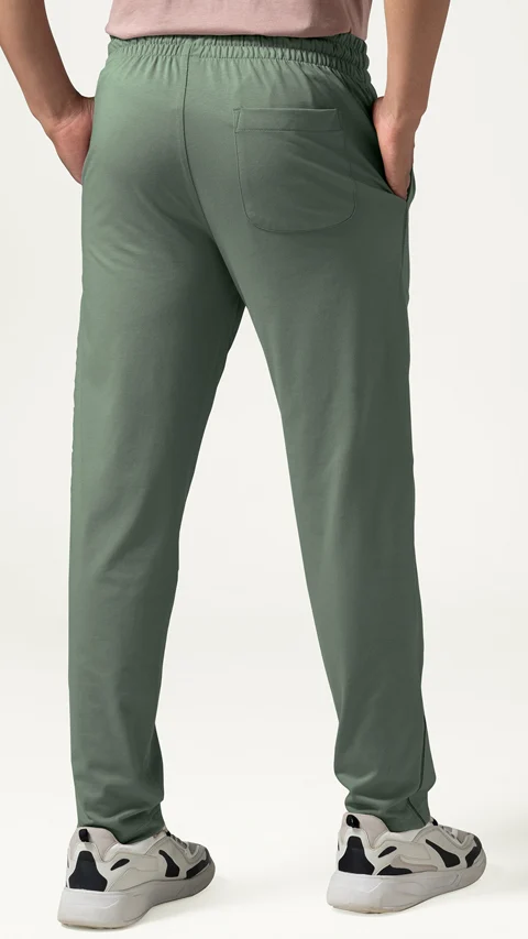 Statement Jersey Track Pant Prime Green