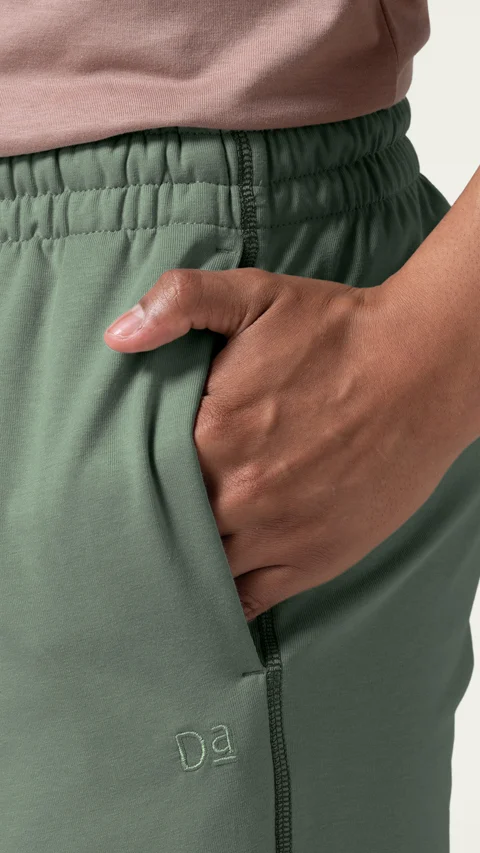 Statement Jersey Track Pant Prime Green
